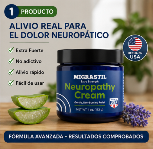 ¿Sientes Ardor, Hormigueo o Molestias? | Neuropathy Cream puede ayudarte a sentir mayor comodidad. ✅