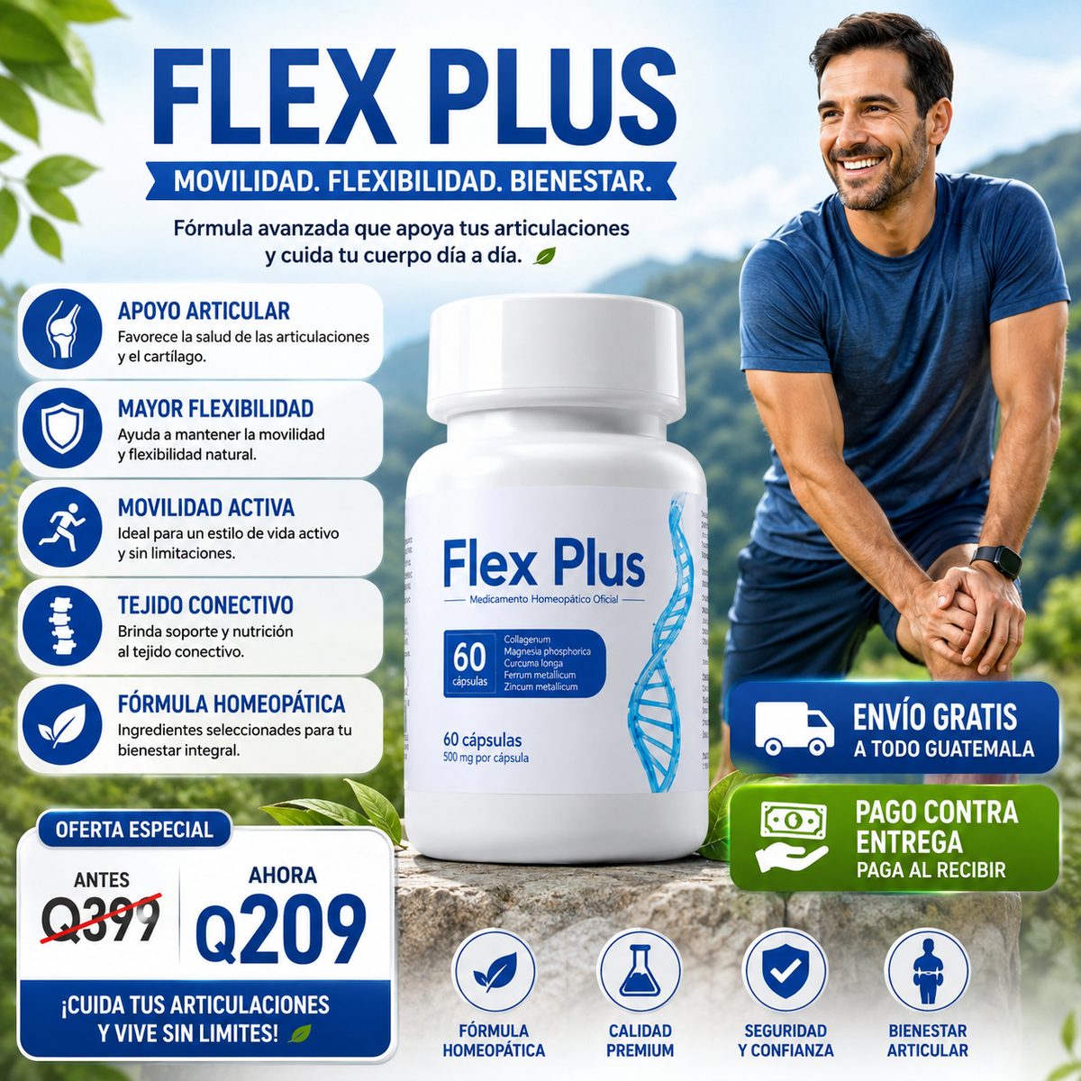 “¿Dolor y Rigidez en las Articulaciones? Recupera Tu Movilidad con Flex Plus”