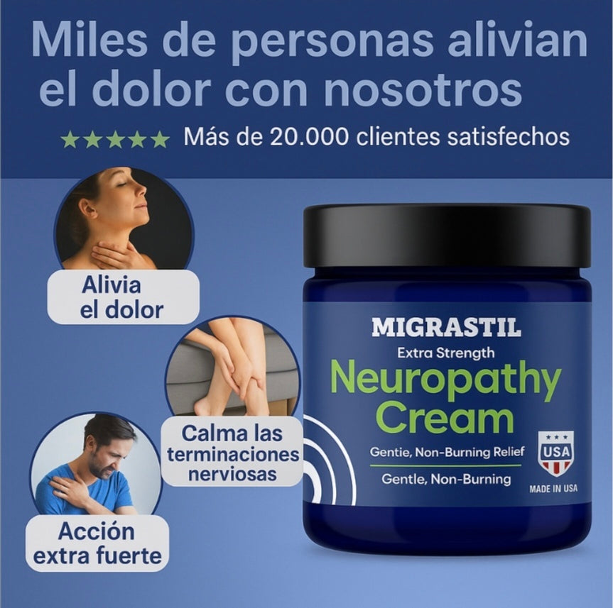 Crema para la Neuropatía: Alivio Rápido para el Dolor y Hormigueo