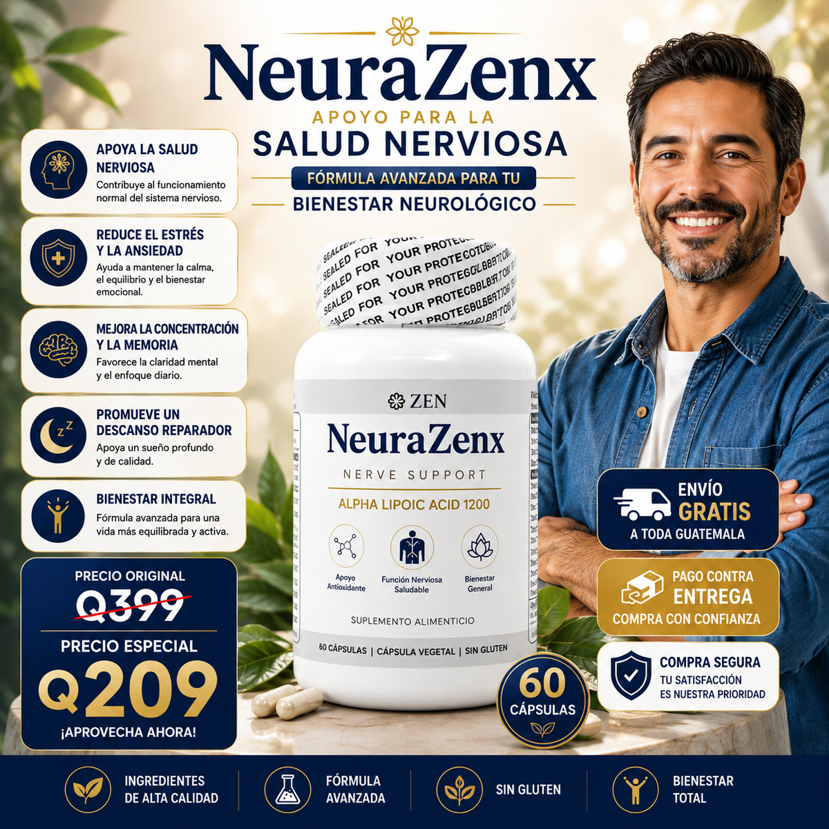 🧠 NeuraZenz: Apoyo Diario para Tu Bienestar Nervioso