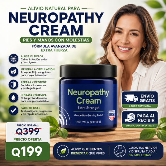 Crema para la Neuropatía: Alivio Rápido para el Dolor y Hormigueo