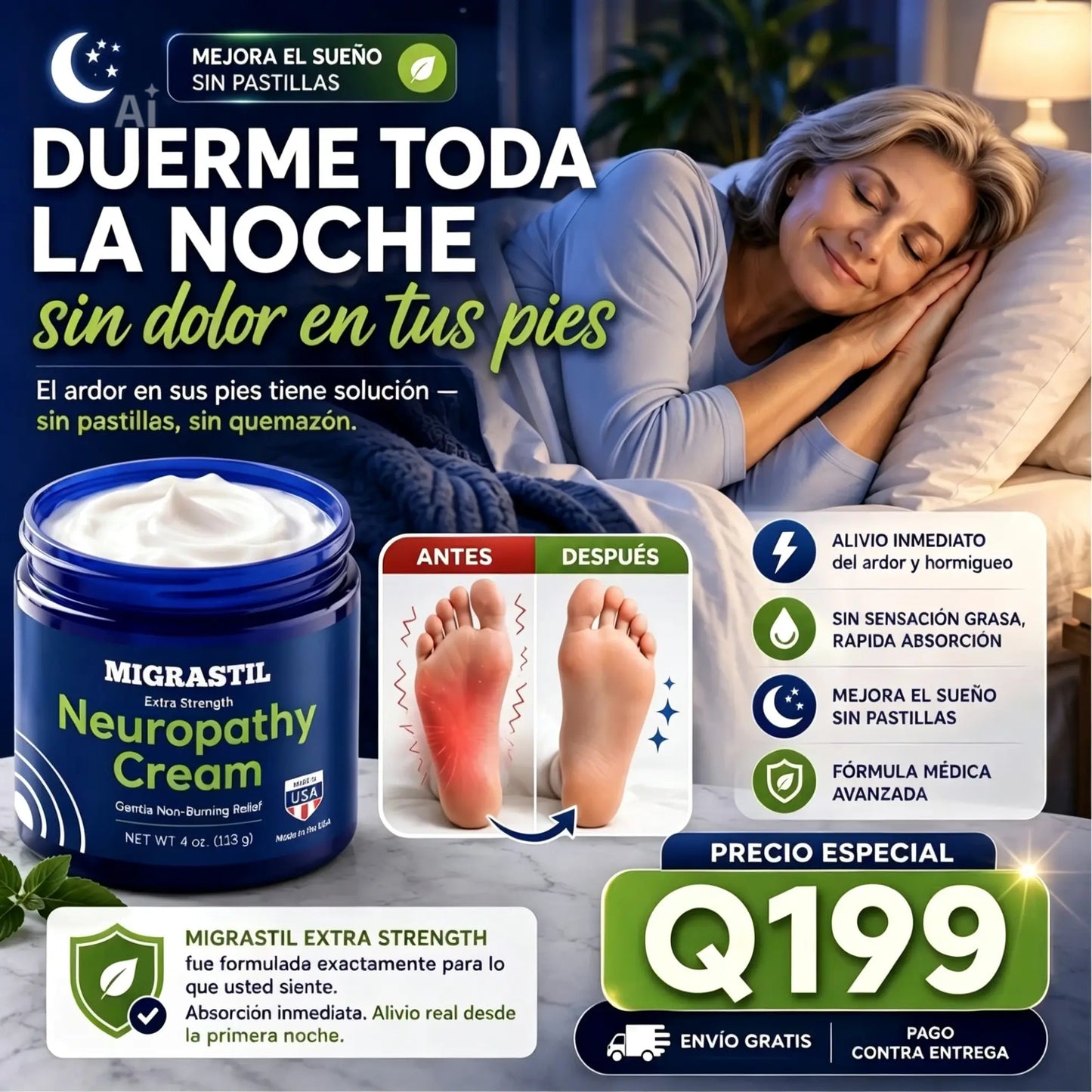 Crema para la Neuropatía: Alivio Rápido para el Dolor y Hormigueo